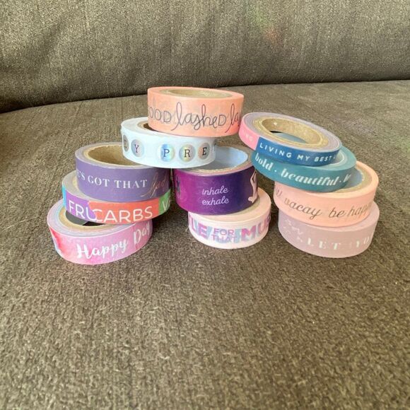 Washi tape lot of 45 rolls inspirational motivational - Picture 3 of 6